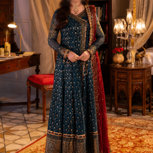 Chandni Raatein by Asim Jofa Embroidered Chiffon Suits Unstitched 3 Piece AJ24CR AJCR-06 - Formal Collection