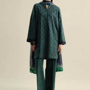 Coco by Zara Shahjahan 3 Piece D-10 A Willow - Winter Collection