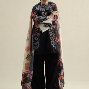 Coco by Zara Shahjahan 3 Piece D-09 B Sol - Winter Collection