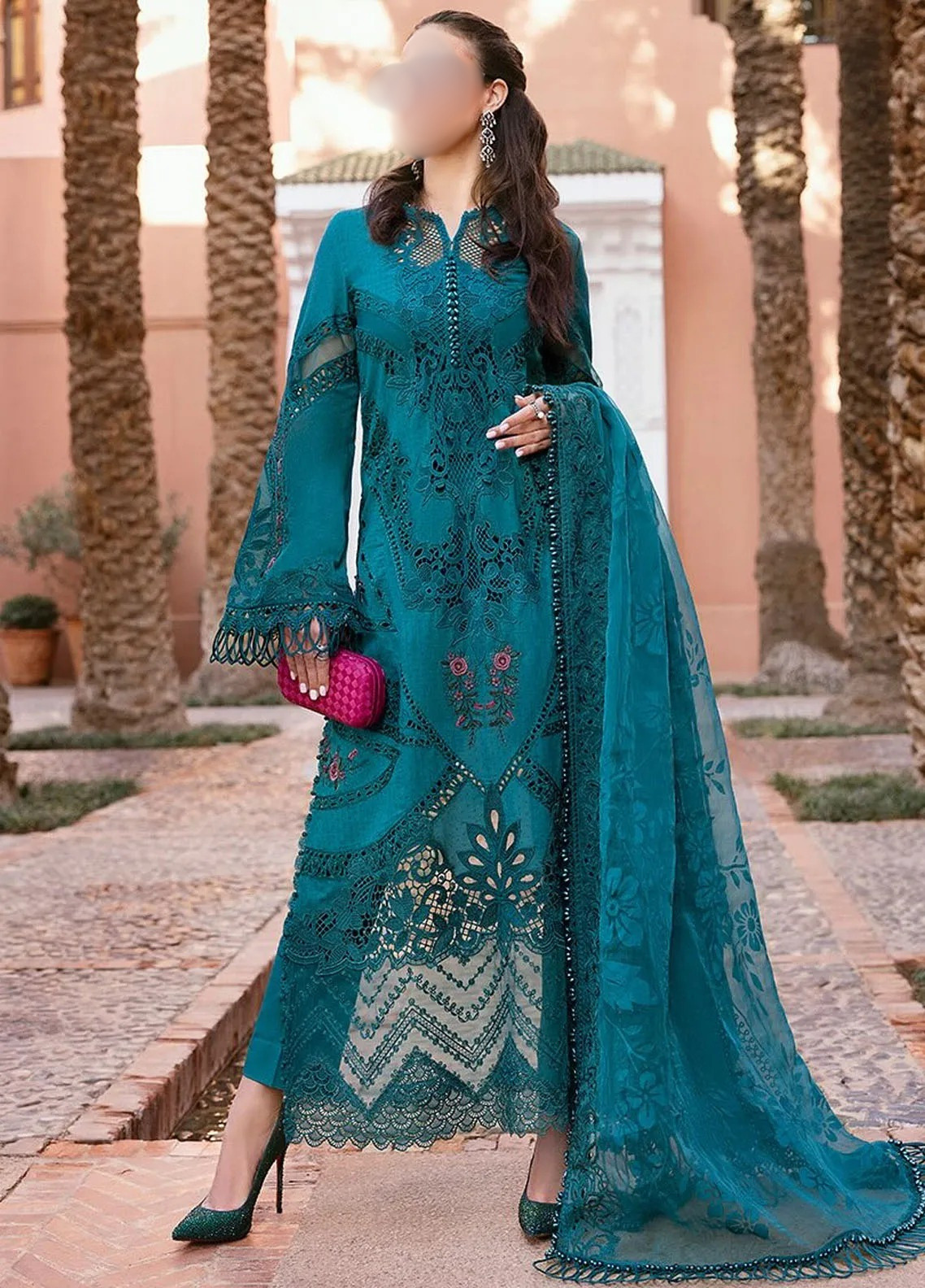 Maria B 3 Piece D-13B - Luxury Collection