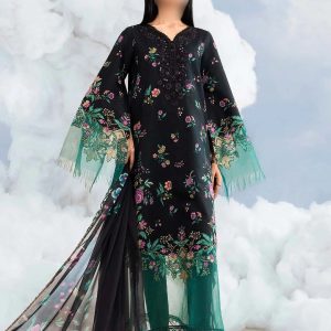 Maria.B M.Basics Embroidered Lawn Unstitched 3Pc Suit MB-CUSV14-01B