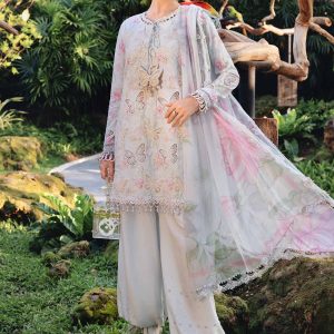 Maria.B MPrints Embroidered Lawn Unstitched 3Pc Suit MPT-2901-A