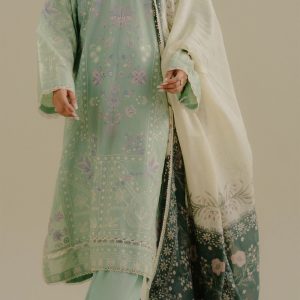 Coco by Zara Shahjahan Embroidered Lawn Unstitched 3Pc Suit 10A-NYSSA